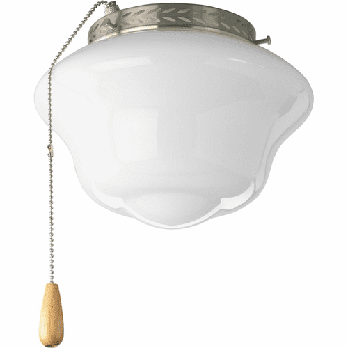 Progress AirPro Collection 1-LT Ceiling Fan Light - Brushed Nickel - P2644-09WB