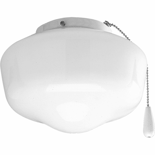 Progress AirPro Collection 1-LT Ceiling Fan Light - White - P2601-30WB