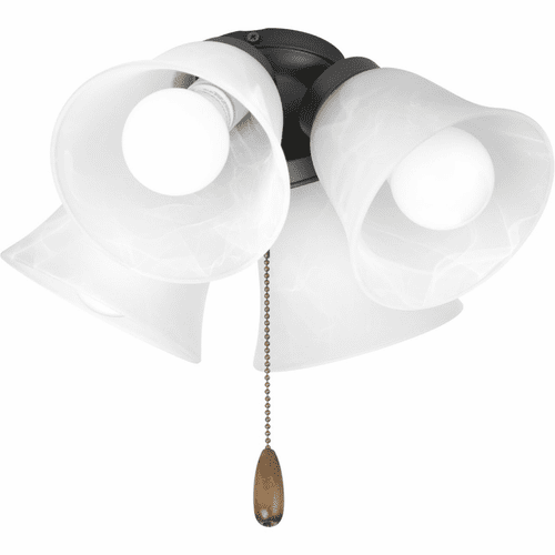 Progress AirPro Collection 4-LT Ceiling Fan Light - Graphite - P2610-143WB