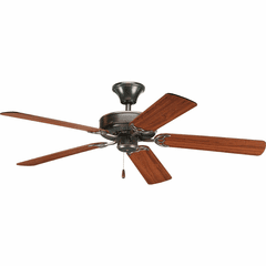 Progress AirPro Collection 52" 5-Blade Ceiling Fan - Antique Bronze - P2501-20