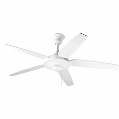 Progress AirPro Collection 54" 5-Blade Fan - White - P2530-30W