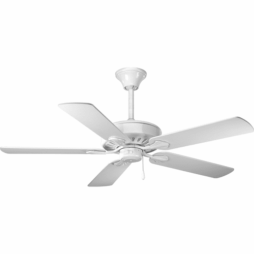 Progress AirPro Collection Performance 52" 5-Blade Ceiling Fan - White - P2503-30W