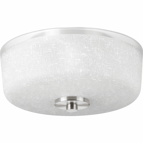 Progress Alexa Collection 2-LT 12-1/4" Flush Mount - Brushed Nickel - P3620-09