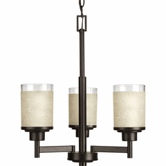 Progress Alexa Collection 3-LT Chandelier - Antique Bronze - P4458-20