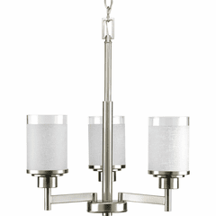 Progress Alexa Collection 3-LT Chandelier - Brushed Nickel - P4458-09