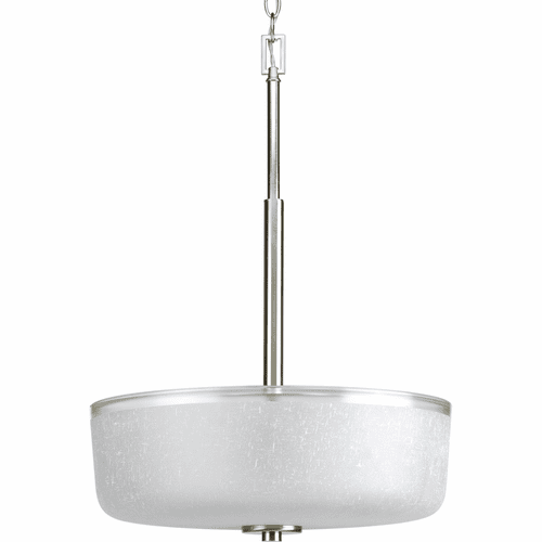 Progress Alexa Collection 3-LT Foyer Pendant - Brushed Nickel - P3846-09