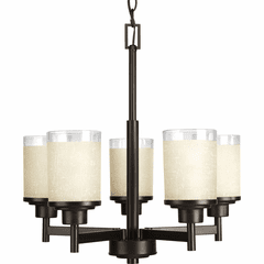 Progress Alexa Collection 5-LT Chandelier - Antique Bronze - P4459-20