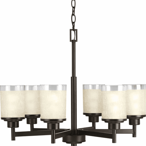 Progress Alexa Collection 6-LT Chandelier - Antique Bronze - P4758-20