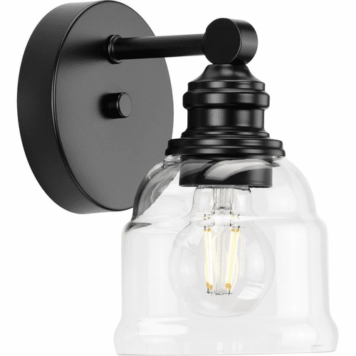 Progress Ambrose 1-LT Bath Vanity Light - Matte Black - P300373-31M
