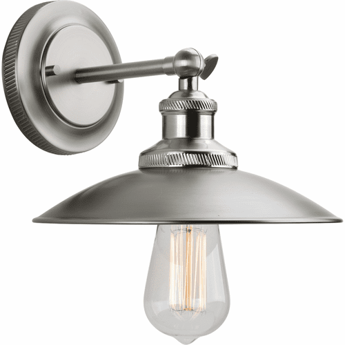 Progress Archives 1-LT Adjustable Swivel Wall Sconce - Antique Nickel - P7156-81
