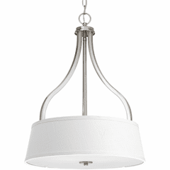 Progress Arden Collection 3-LT Inverted Pendant - Brushed Nickel - P3905-09