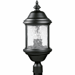 Progress Ashmore 3-LT Outdoor Post Lantern - Textured Black - P5450-31