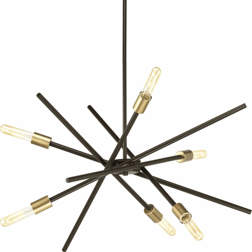 Progress Astra Collection 6-LT Chandelier - Antique Bronze - P400108-020