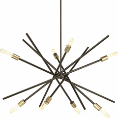 Progress Astra Collection 8-LT Chandelier - Antique Bronze - P400109-020