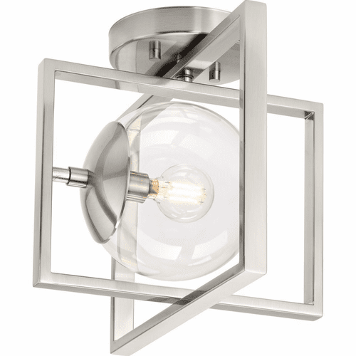 Progress Atwell 1-LT Semi-Flush Mount - Brushed Nickel - P350218-009
