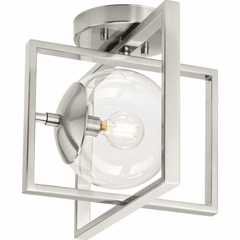 Progress Atwell 1-LT Semi-Flush Mount - Brushed Nickel - P350218-009