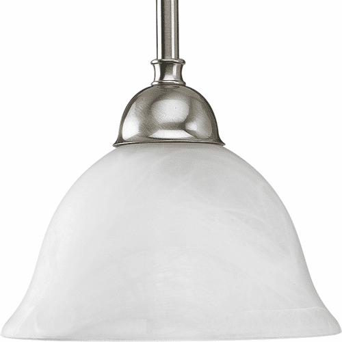 Progress Avalon Collection 1-LT Mini-Pendant - Brushed Nickel - P5068-09