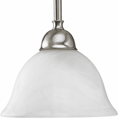 Progress Avalon Collection 1-LT Mini-Pendant - Brushed Nickel - P5068-09