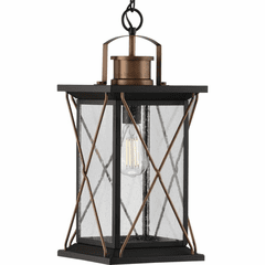 Progress Barlowe 1-Light 100W Hanging Lantern - Antique Bronze - P550068-020