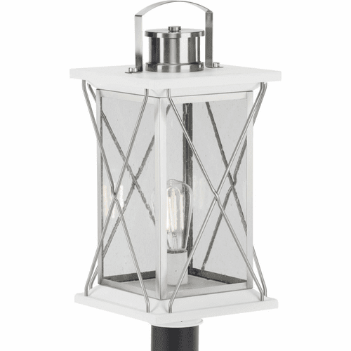 Progress Barlowe 1-Light 100W Post Lantern - Stainless Steel - P540068-135