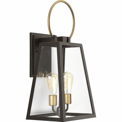 Progress Barnett Wall Large Lantern - Antique Bronze - P560079-020