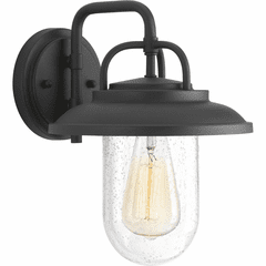 Progress Beaufort 1-LT Outdoor Small Wall Lantern - Black - P560049-031