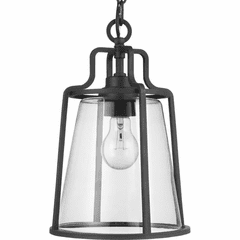 Progress Benton Harbor 1-Light 100W Hanging Lantern - Black - P550065-031