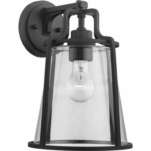 Progress Benton Harbor 1-Light 100W Wall Lantern - Black - P560185-031