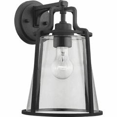 Progress Benton Harbor 1-Light 100W Wall Lantern - Black - P560185-031