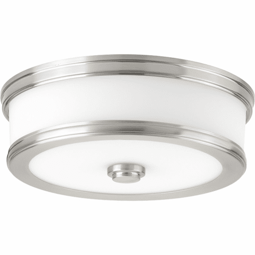 Progress Bezel Collection 10" LED Flush Mount - Brushed Nickel - P350085-009-30