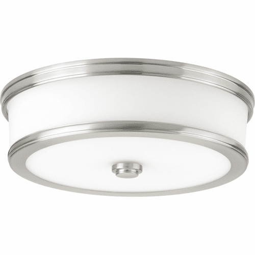 Progress Bezel Collection 13" LED Flush Mount - Brushed Nickel - P350086-009-30