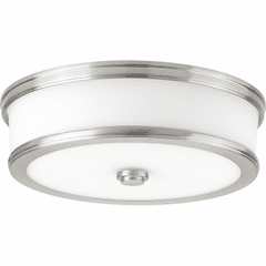 Progress Bezel Collection 13" LED Flush Mount - Brushed Nickel - P350086-009-30