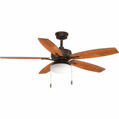 Progress Billows Collection 52" 5 -Blade Ceiling Fan - Antique Bronze - P2552-20