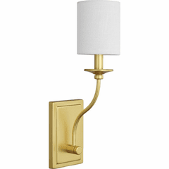Progress Bonita 1-Light 60W Wall Sconce - Satin Brass - P710018-012