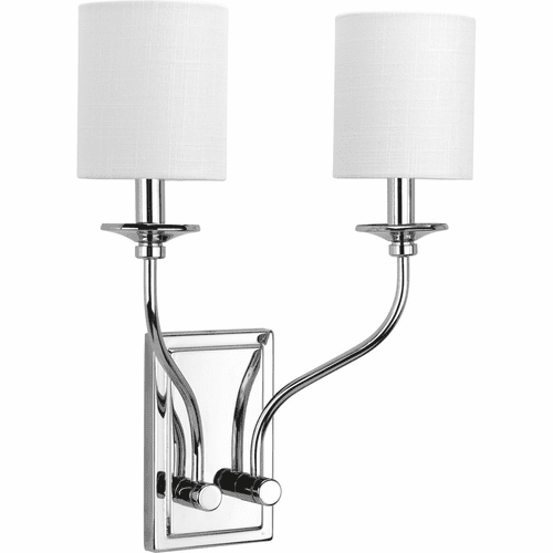Progress Bonita Collection 2-LT Wall Sconce - Polished Chrome - P710019-015