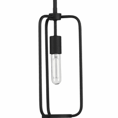 Progress Bonn 1-Light 60W Pendant - Black - P500223-031
