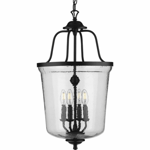 Progress Bowman 4-Light 60W Foyer Light - Black - P500207-031