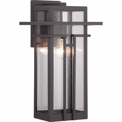 Progress Boxwood 1-LT Outdoor Large Wall Lantern - Antique Bronze - P560112-020