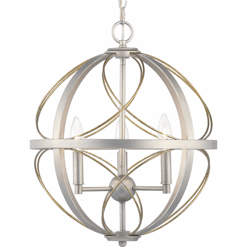 Progress Brandywine Collection 3-LT Pendant - Silver Ridge - P500068-134