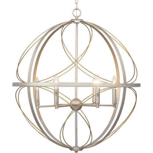 Progress Brandywine Collection 6-LT Pendant - Silver Ridge - P500069-134