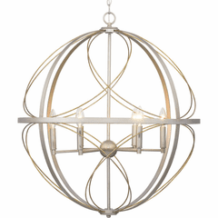 Progress Brandywine Collection 6-LT Pendant - Silver Ridge - P500069-134