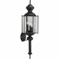 Progress BrassGUARD 3-LT Outdoor Wall Lantern - Black - P5731-31 Progress BrassGUARD 3-LT Outdoor Wall Lantern - Black - P5731-31
