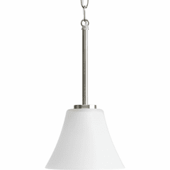 Progress Bravo Collection 1-LT Mini-Pendant - Brushed Nickel - P5300-09 Progress Bravo Collection 1-LT Mini-Pendant - Brushed Nickel - P5300-09