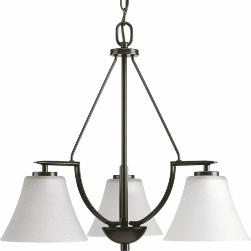 Progress Bravo Collection 3-LT Chandelier - Antique Bronze - P4621-20W