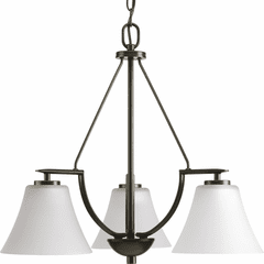 Progress Bravo Collection 3-LT Chandelier - Antique Bronze - P4621-20W