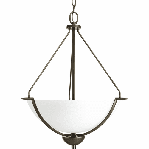 Progress Bravo Collection 3-LT Inverted Pendant - Antique Bronze - P3912-20W
