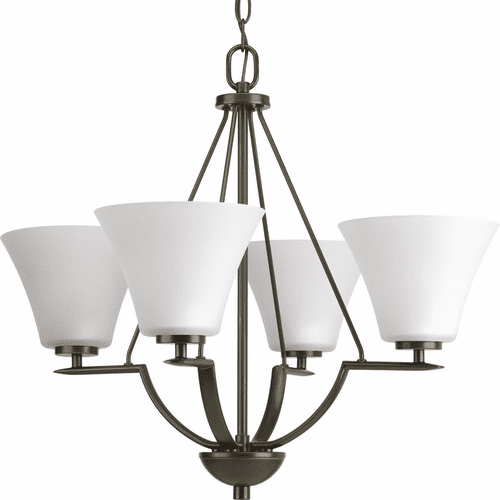 Progress Bravo Collection 4-LT Chandelier - Antique Bronze - P4622-20W