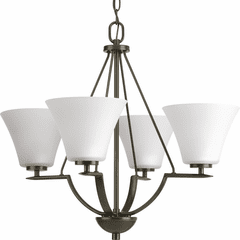 Progress Bravo Collection 4-LT Chandelier - Antique Bronze - P4622-20W