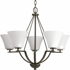 Progress Bravo Collection 5-LT Chandelier - Antique Bronze - P4623-20W
