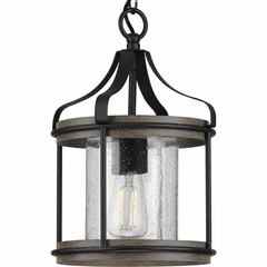 Progress Brenham 1-Light 100W Pendant - Black - P500234-031